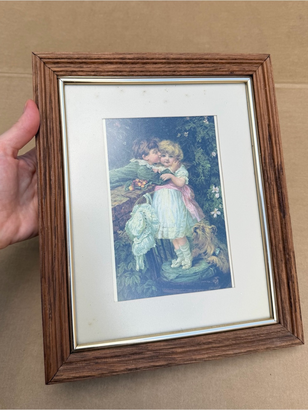 Frederick Morgan Over the Garden Wall Framed Print 11.5 x 9.5